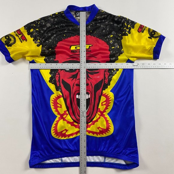 Vintage 90s GT Bicycles Cycling Jersey Scream MTB Mens XL Abstract NOBRA BMX - Picture 8 of 11